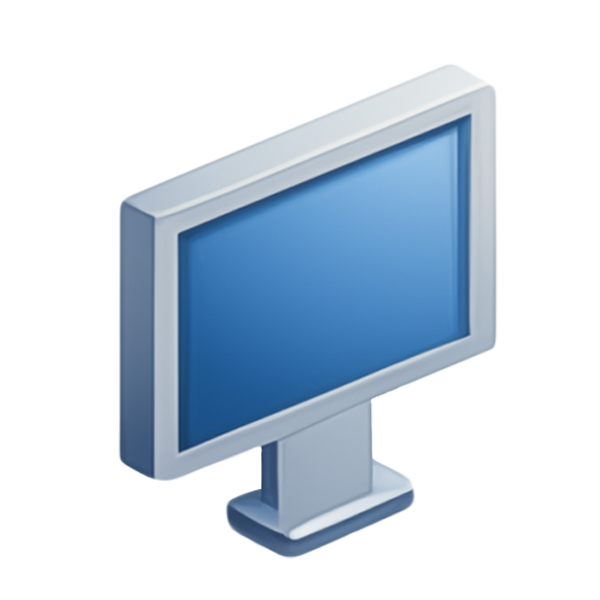 a desktop computer icon