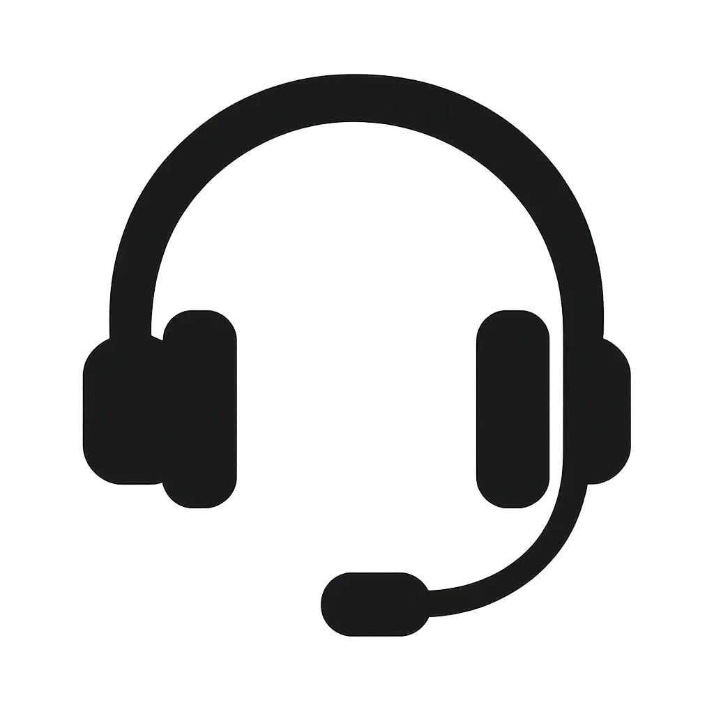 Headphones with boom mic
