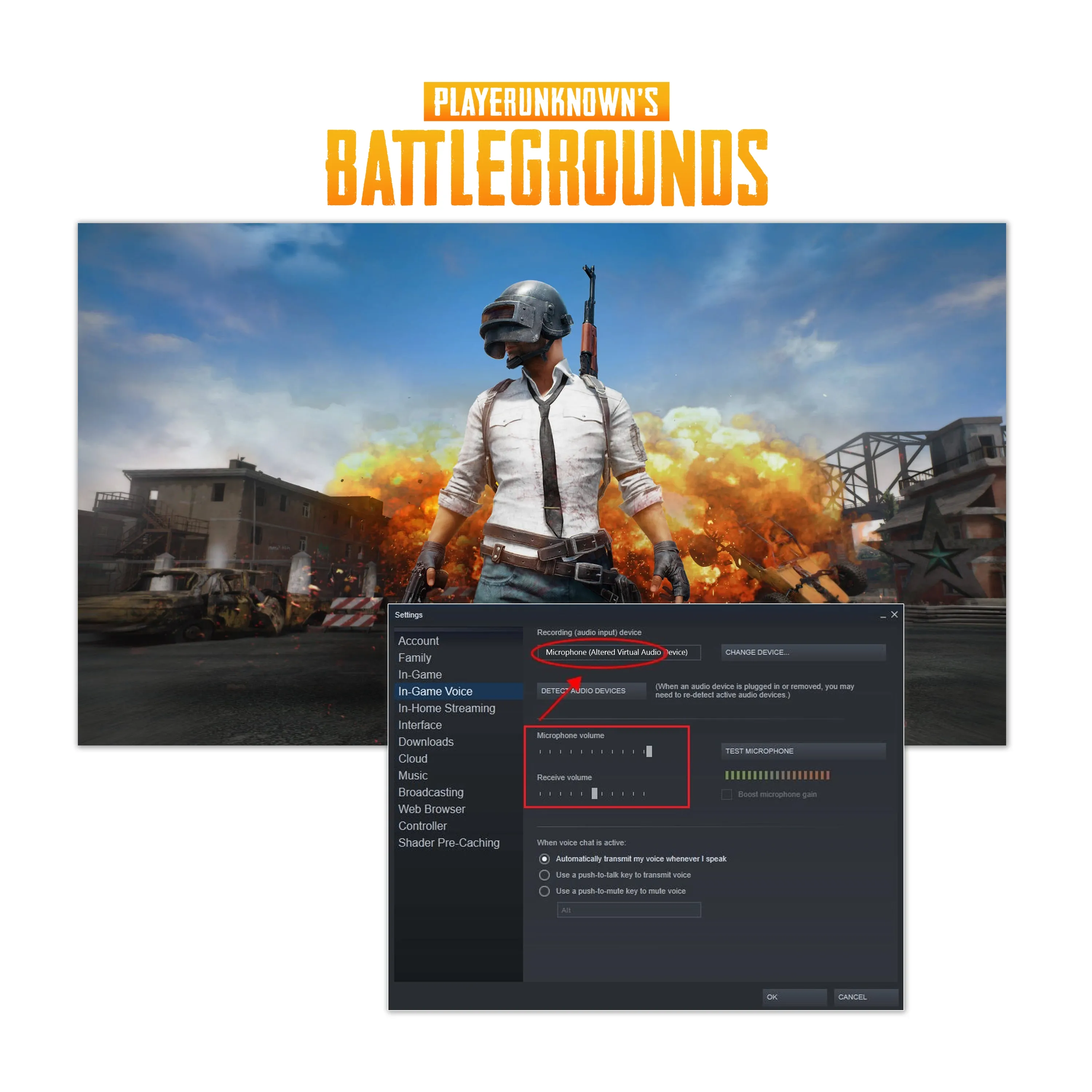 How to use Real-Time in PUBG Battlegrounds
